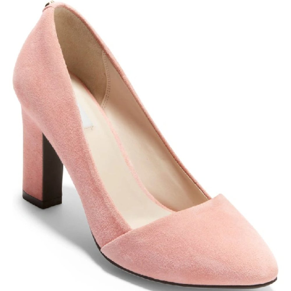 Brand New Cole Haan Kinslee Pump In Pink Peony Suede size 8.5